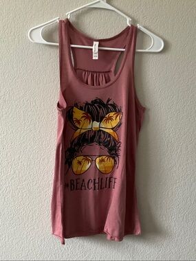 Bella Canvas Dusty Rose Racerback Tank